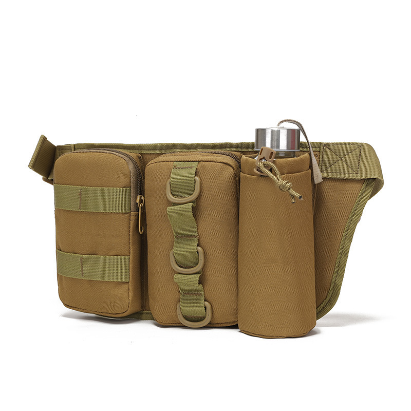 Sanlian Small Adventure Training Outdoor Water-Resistant Hiking Cycling Sports Water Bottle Waist Bag