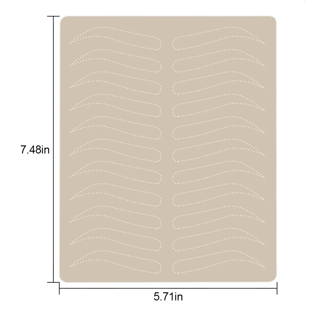 13510Pcs Microblading Eyebrow Tattoo Practice Skin Eyebrow Tattoo Skin Tattoo Training Skin for anent Makeup Supplies 250604