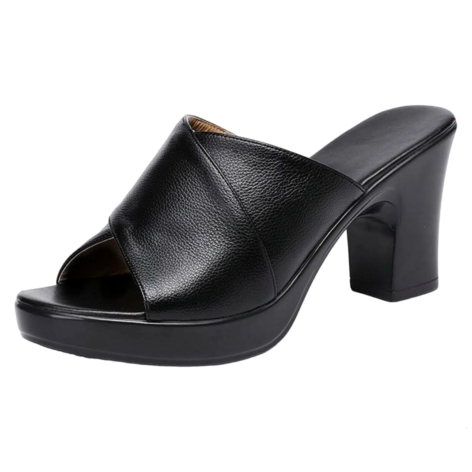 Green Black Platform Wedges Slippers Sandals Women Outdoor Beach Woman Peep Toe High Heels Pumps Flip Flops Shoes 250605