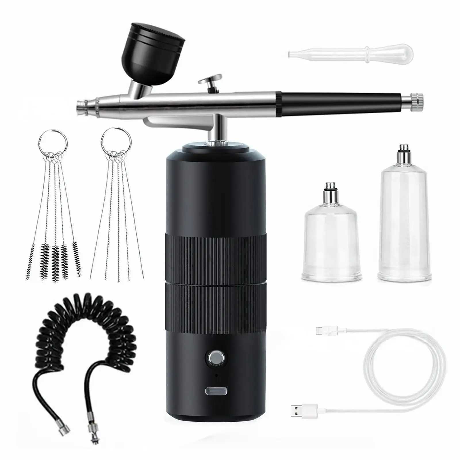 Professional High-Pressure Oxygen Infusion Sprayer - Facial Mist Sprayer for Home Use Nail Art Model Painting Beauty Equipment XJ250607