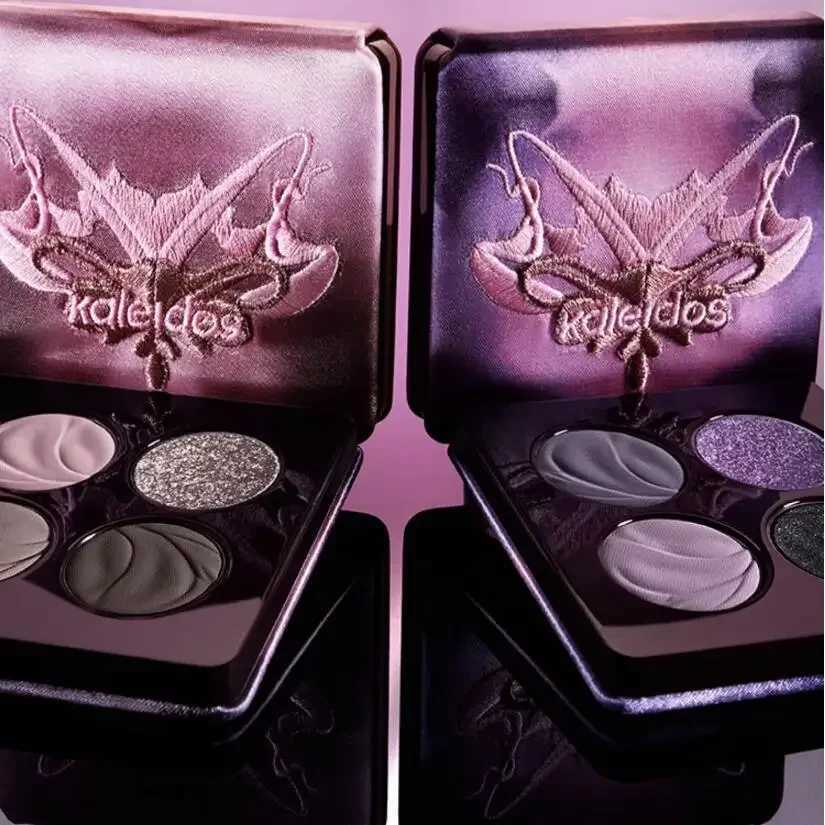 Kaleidos Glitter Eyeshadow Makeup Palette 4 Colorful High Pigmented Shimmer Glitter Eye Shadow Makeup Palette Gift Set W250605
