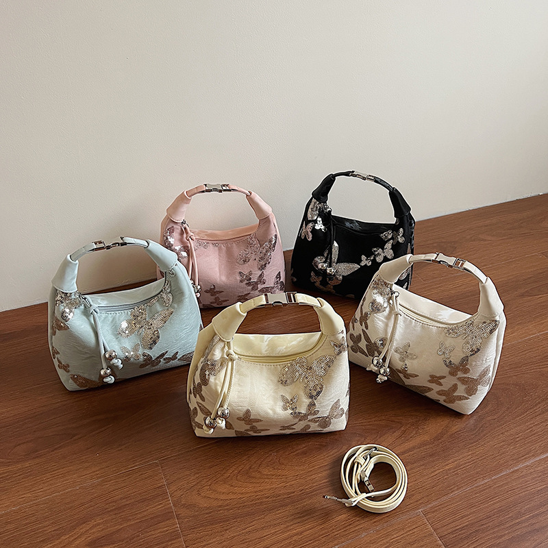 New Style Fashion Sequin Crossbody Bag for Women Stylish and Elegant Versatile Handbag Artistic Style Commuter Shoulder Bag New Free Delivery Designer