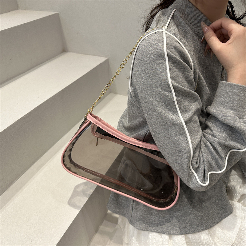 designer Vintage Texture 2025 Handheld Underarm Bag Stylish Korean Casual Niche Design Simple Commuter Solid Color Crossbody Bag