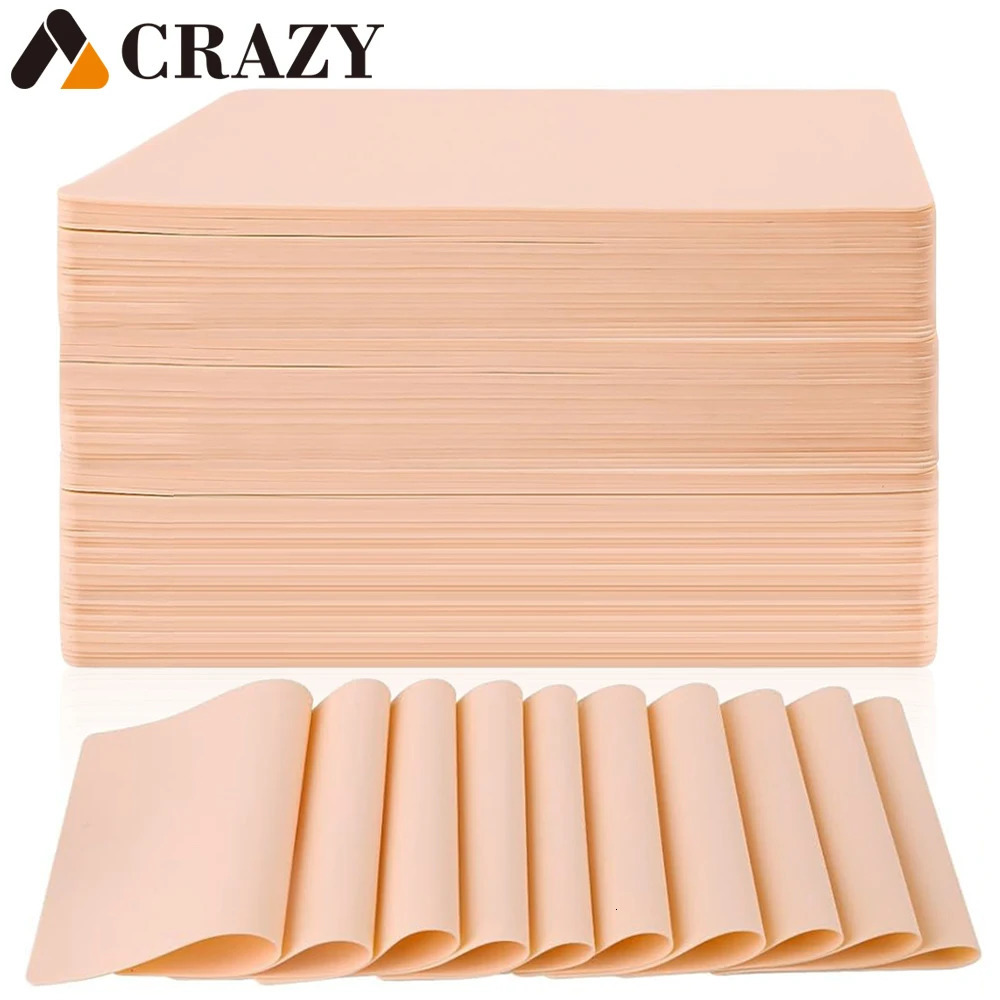 2010531PCS Tattoo Practice Skin Blank Fake Tattoo Skin Synthetic Leather for anent Makeup Tattoo Beginner Exercise Tool 250604