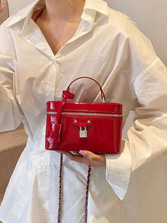 High-end Box Fashion Handbag Small Square 2025 New Versatile Exquisite Makeup Lipstick Bag