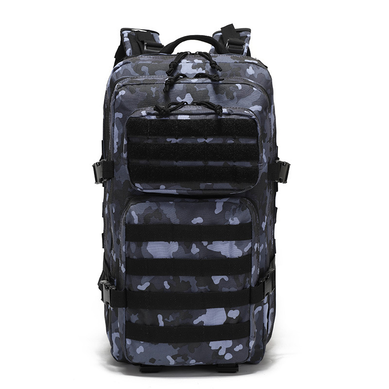 Outdoor Sports Water-Resistant Backpack Hiking Climbing Camping Durable MOLLE Expansion 3P Tactical Bag