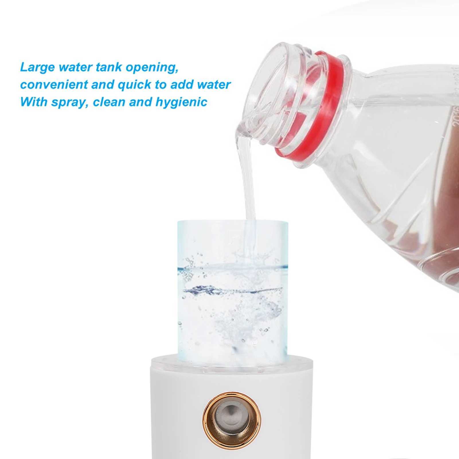 Portable Humidifier Nano Mister Facial Steamer Device Beauty Spray Hydrating Apparatus Cold Spray Apparatus USB RechargeableXJ250607