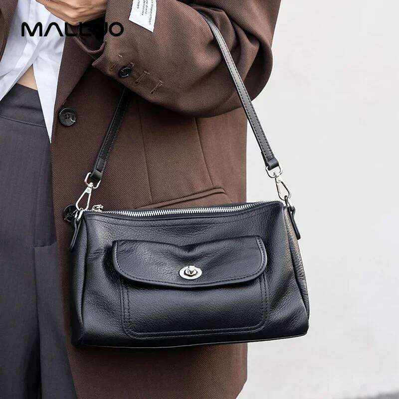 Designer Bags 2025 Ladies Fashion Designer Handbags Women Cow Genuine Leather Shoulder Bags Female Retro Underarm Cowhide Crossbody Bag Lady Luxury Ba