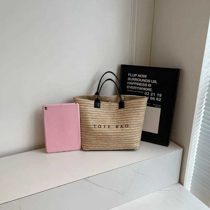Str Beach Fashion Woven Bag Handbag for Women Travel Vacation Y250605
