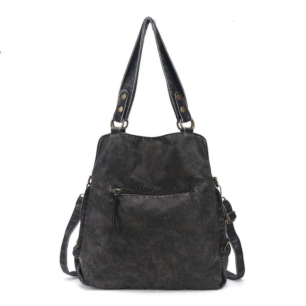 Vintage Women Handbags Satchel Top-handle Handbag PU Shoulder Dumpling Fashion Multi-pockets Crossbody Bag