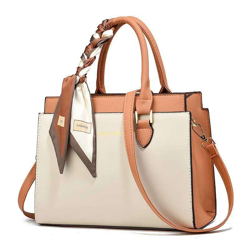 Women's Bags Designer Large Capacity Commuter High Quality Leather Women's Handbag New Mom Shoulder Female Crossbody Bag
