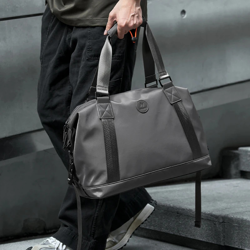 Large Capacity Folding Duffle Bag Oxford Waterproof Men Travel Bags Weekend Storage Moving Luggage Duffel Gym Fitness 250605