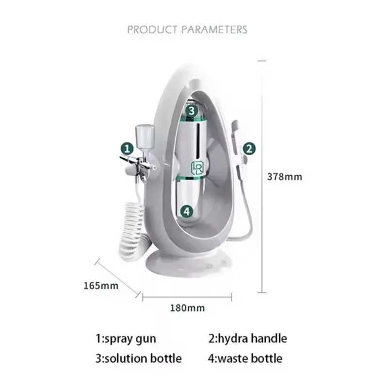 3 in 1 Blackhead Removal Facial Moisturizing Hydro Oxygen Spray Jet Peel Microdermabrasion Micro Bubble MachineXJ250607