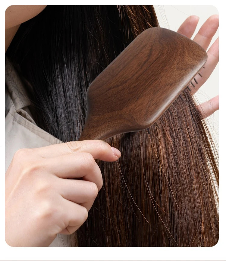 wooden comb health air cushion hair massage comb scalp hair care health airbag comb 250603