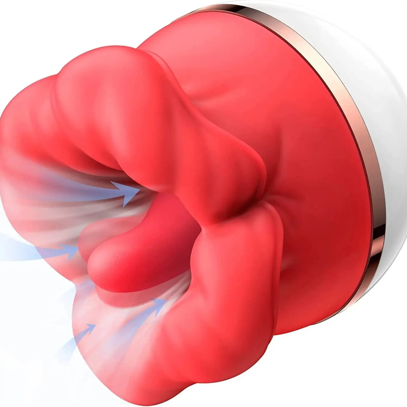 Rose Sex Toys Vibrator Vagina Licking Tongue Masturbator Clitoris Stimulator G Spot Massager For Women Adult Sex Toys 250603