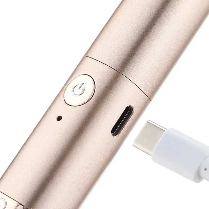 1 heating eyelash curler multifunctional 2-in-1 electric eyelash curler and trimmer eyebrow shaver ear and nose hair trimmer 250604