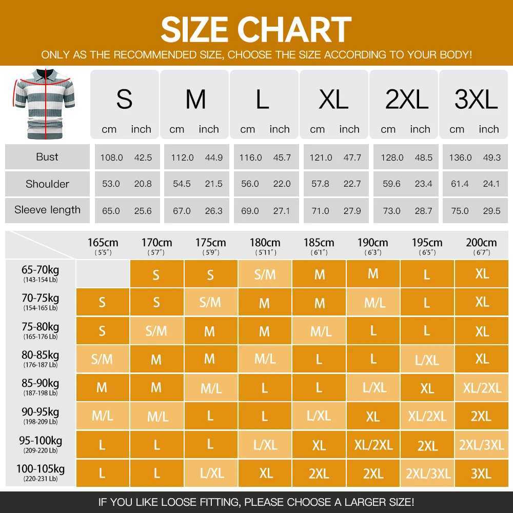 Mens Polo Short Sleeve Retro Knit Lapel Striped Short Sleeve Fashion T-shirt Popular Knitwear Casual Breathable Top US SizeXJ250605