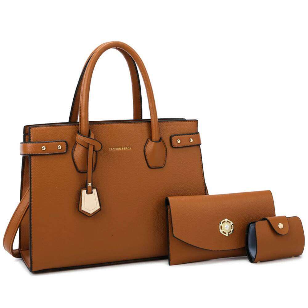 Women's Bags Designer Designer Multifunctional Women Composite Bag Solid Color High Quality PU Leather Ladies Shoulder Crossbody Bags Sac Femme