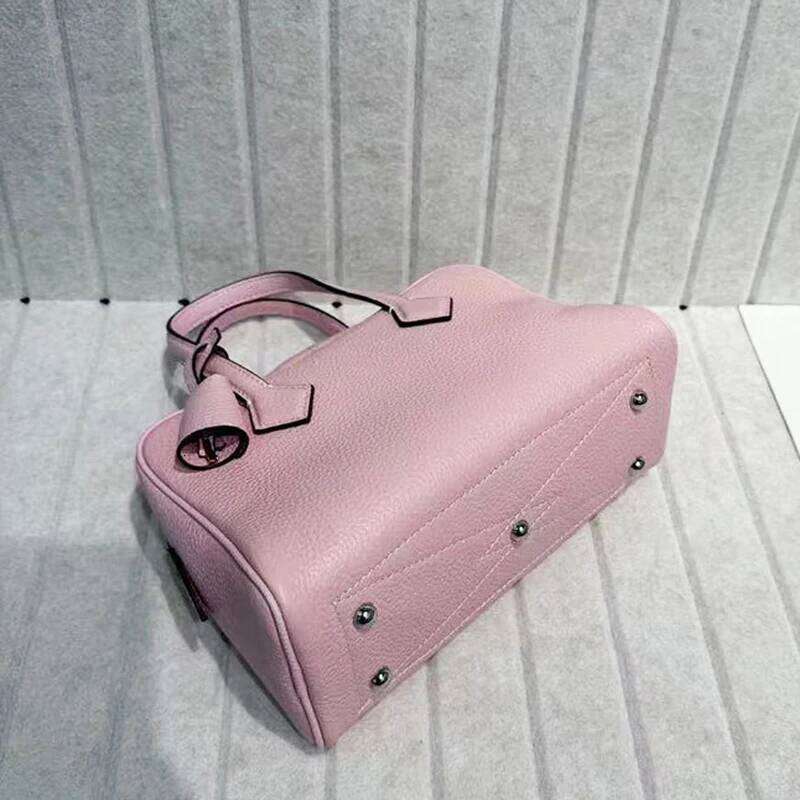 Women's Bags Designer Custom Initials Natural Cowhide Bowling Bags For Women Designer Handbags Purses New In Lock Top Handle Shoulder Bag