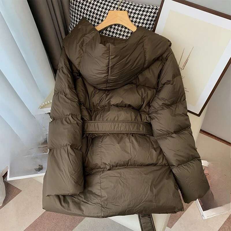 Coats Designer Women Matakawa Hooded Autumn Winter Jackets Women Korean Fashion Thick Warm Vintage Parkas Coats Solid Basics Simple Chaquetas Designer