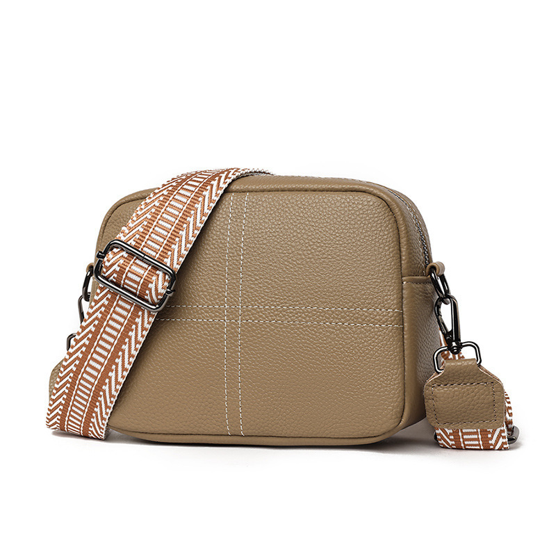 Top brand high-quality new free designer bag cross-border genuine leather high-end crossbody bag top-level cowhide shoulder bag fashionable new free d