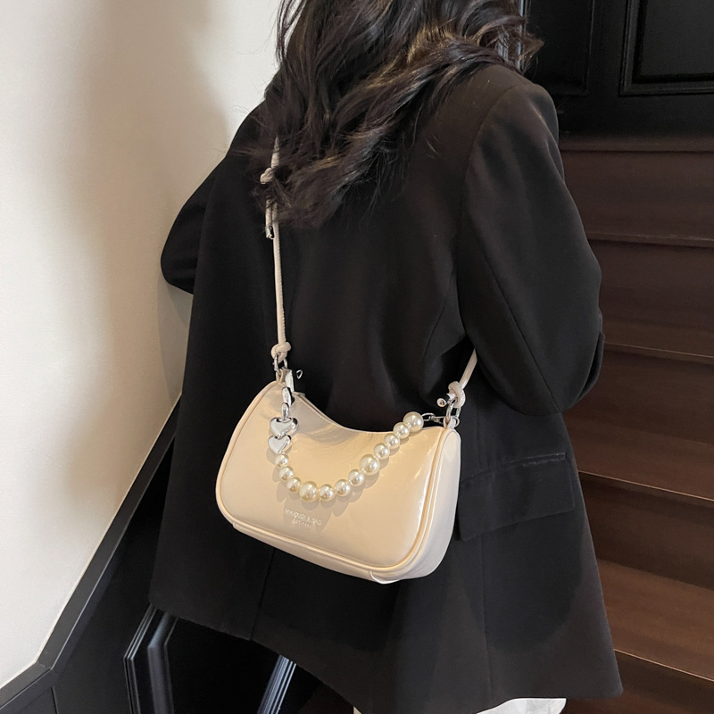 Shiny pearl light luxury new women's crossbody bag multifunctional women's commuting phone bag designer women's shoulder bag