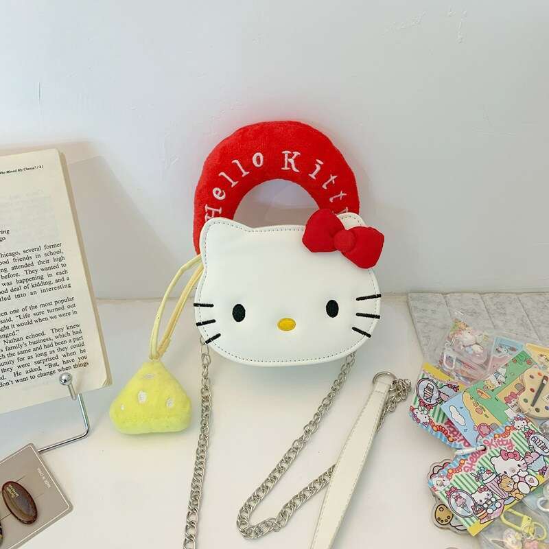 Summer Cute Coin Mini Chain Shoulder 2025 New Style Personality Cartoon Kitten Girl Crossbody Bag