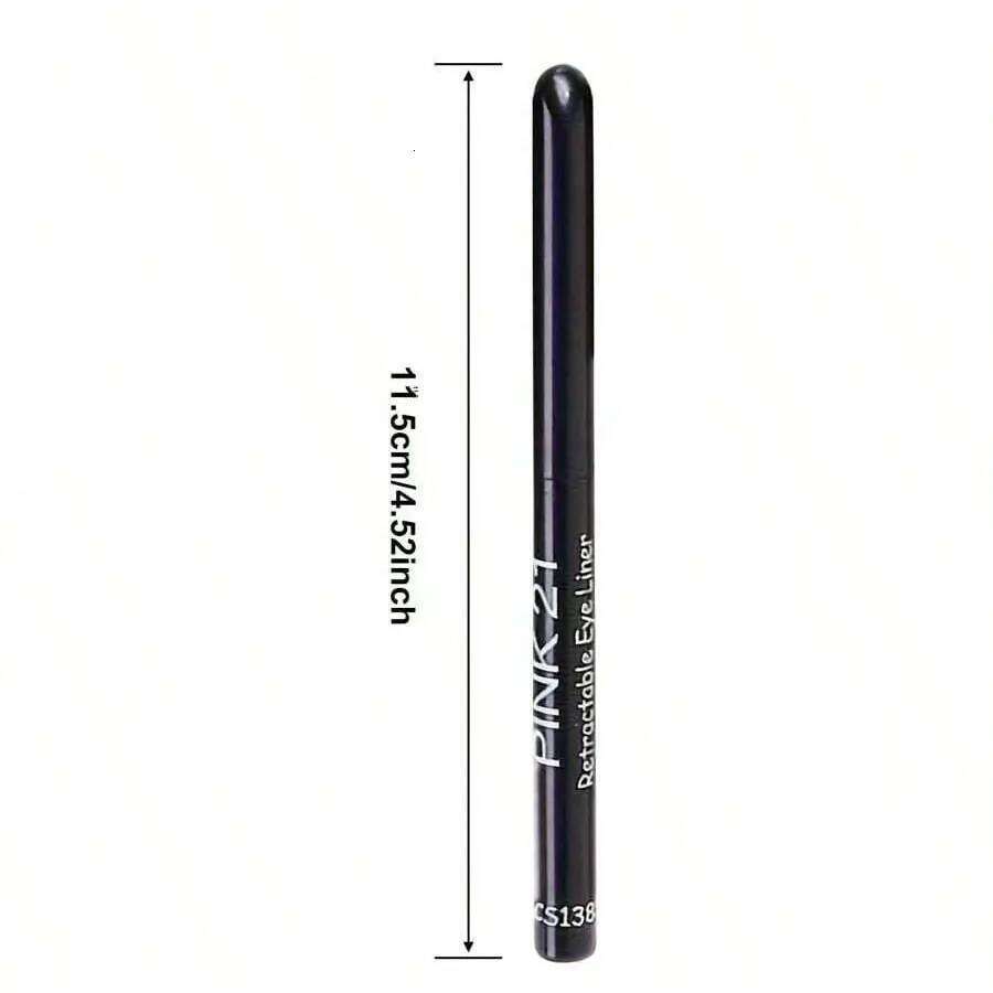 3pcs Waterproof Black Eyeliner Pencils-Smudge-Proof, Long-Lasting &Beginner-Friendly Eye Makeup free shipping
