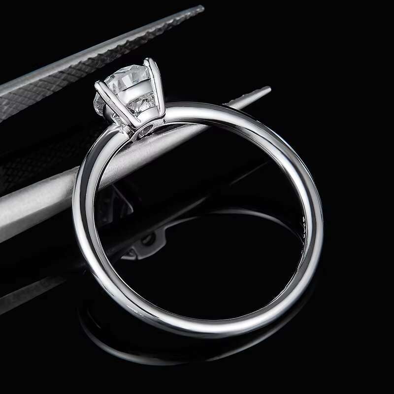Luxury Pear Cut Moissanite Silver Jewelry Fancy Wedding Solitaire Ring Sterling S925 Rings