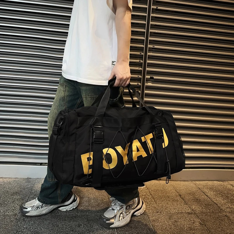 Large-Capacity Short-Distance Business Trip Travel Bag Training Storage Bag Lightweight Independent Shoe Compartment Fitness Bag 250530
