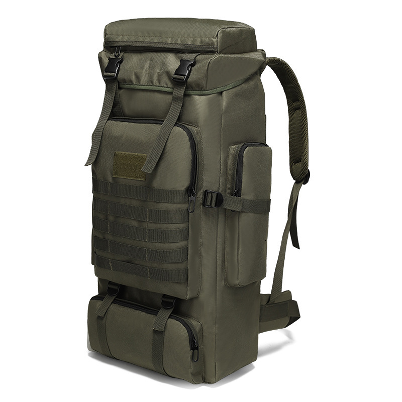 Camouflage Backpack Large Capacity Unisex Casual Outdoor Sports Hiking Bag 65L