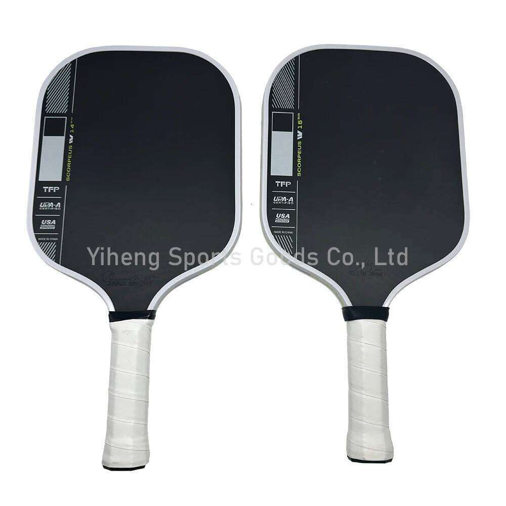 Joola ANNA BRIGHT Scorpeus Shape PRO IV TFP Foam Fill 14mm Thickness GEN4 Thermoformed Toray T700 Carbon Fiber Pickleball Paddle