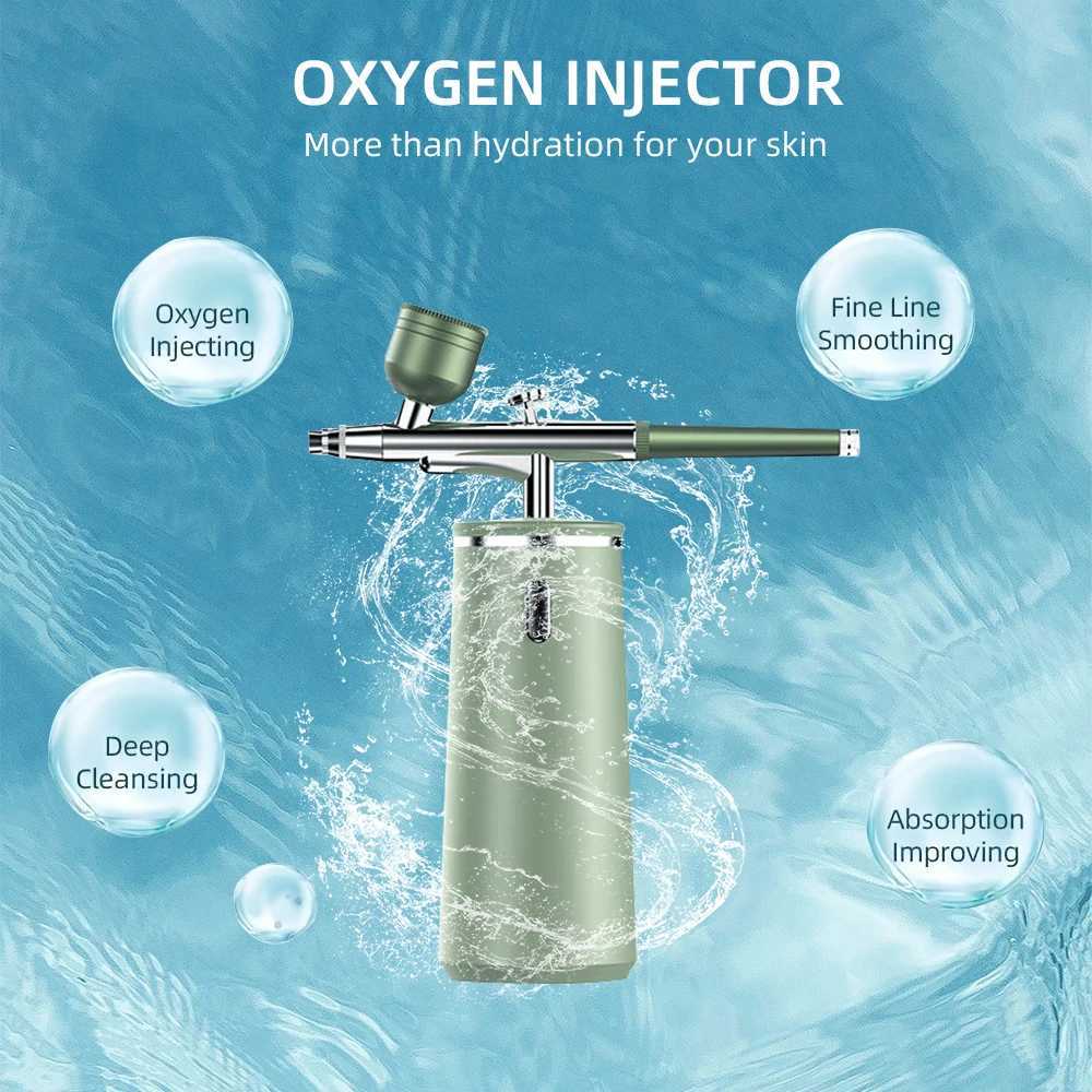 Beauty Skin Care Handheld Oxygen Injection Device Mini Oxygen Injector Face Care Dredge Deeply Hydrating Rejuvenating SkinXJ250607