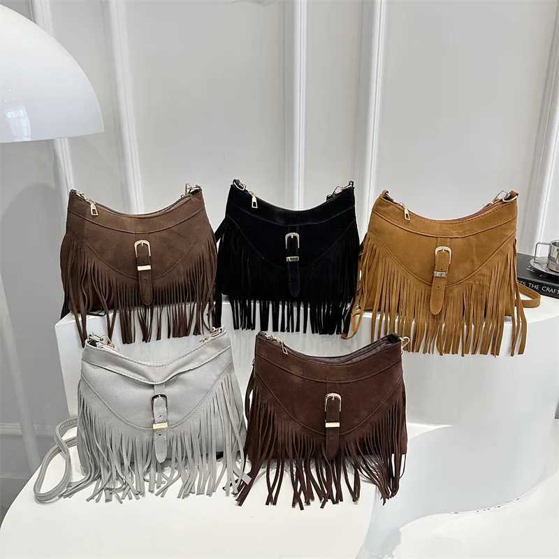 Y2k Bag Tassel Small Square Bag Womens Bag Light Luxury Personalized Shoulder Bag Internet Celebrity Trendy Crossbody Bag XJ250605