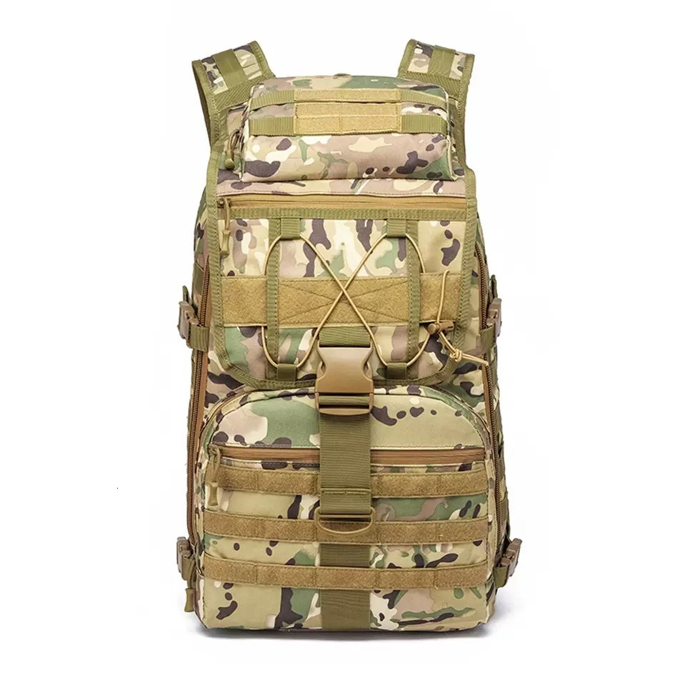Lihai Outdoor Sports Camouflage Military Enthusiast Hiking Double Shoulder 3P Tactical Backpack Factory