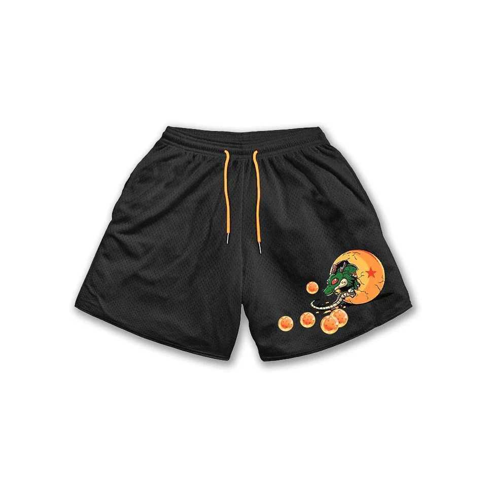 Mens Anime 3D Printed Beach Shorts Elastic Waist Anime Shorts Harman Printed Street Casual Loose Shorts XJ250605