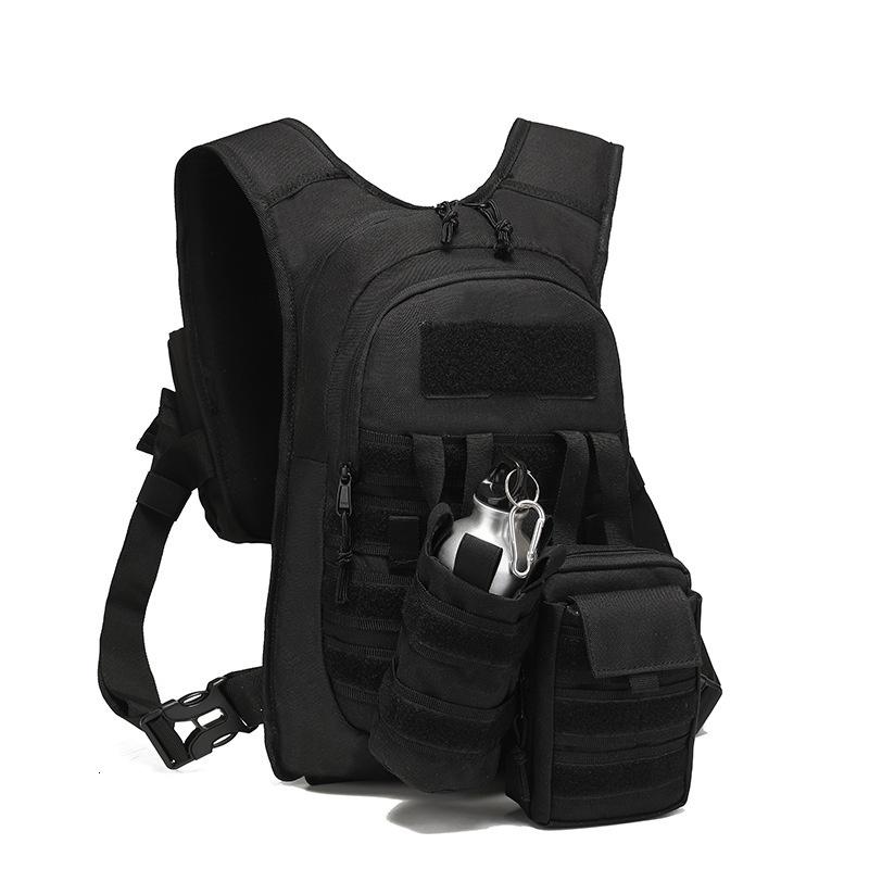 Aokali Hiking Backpack Outdoor Water-Resistant Double Shoulder Sports with Small Storage Bag