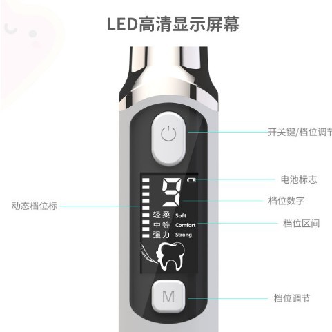 True ultrasonic scrubber, electric tooth cleaning stone removal artifact