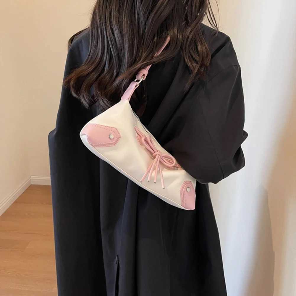 Bow Tie Handbag for Women Top Handle Bag Brand Purse Chic Y2K Trendy Shoulder Bag Girls Luxury Tote Female Shopping Cluh Bag XJ250605