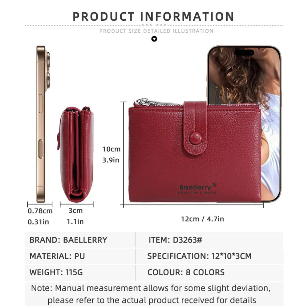 Fashion Women Wallets High Quality Double Zipper Buckle Coin Purses Large Capacity Card Holder Simple Wallet For Girls 250605
