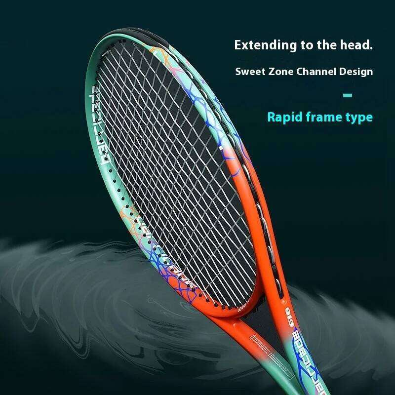 Authentic Adult All Carbon Tennis High Bounce Professional Single Player Training Racket for Enhanced Performance