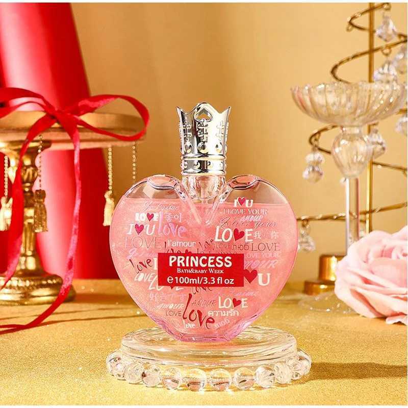 Love Heart Crown Princess 100ml Perfume For Women Singapore Malaysia Pink Lasting Eau De Toilette Elegant Sweet Floral Body Spray W250605
