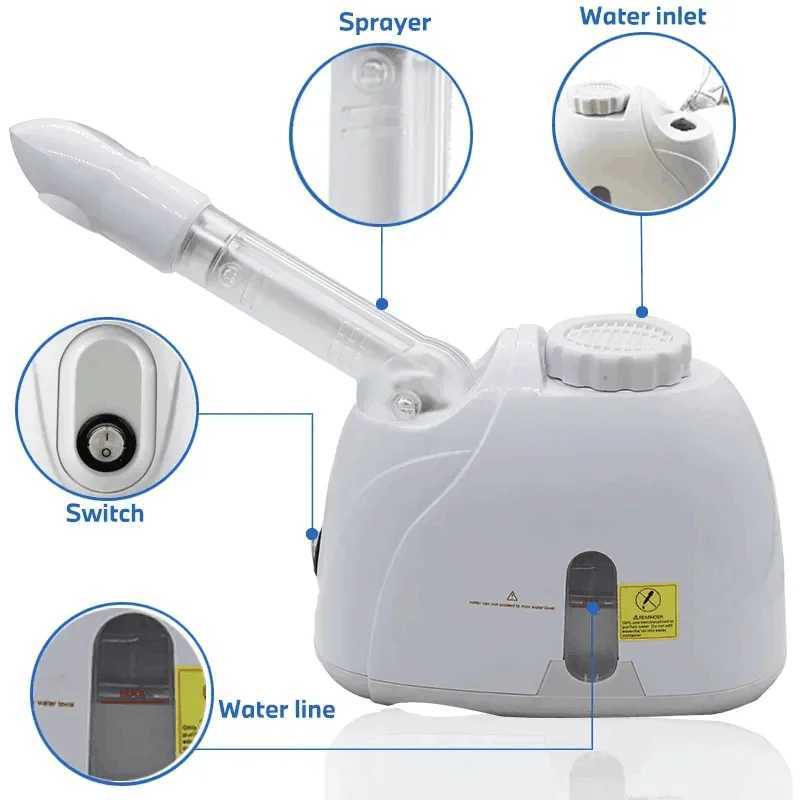 Facial Steamer Mist Sprayer SPA Steaming Machine Beauty Instrument Face Skin Care Tools Professional Facial Steamer XJ250607