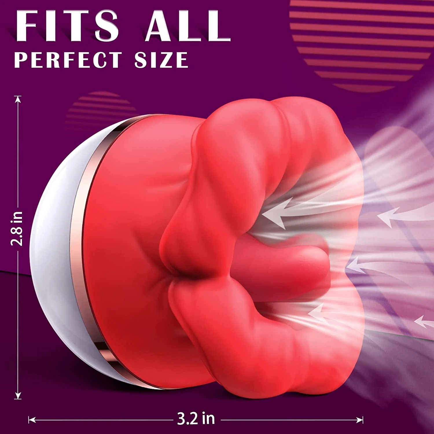 Rose Sex Toys Vibrator Vagina Licking Tongue Masturbator Clitoris Stimulator G Spot Massager For Women Adult Sex Toys 250603