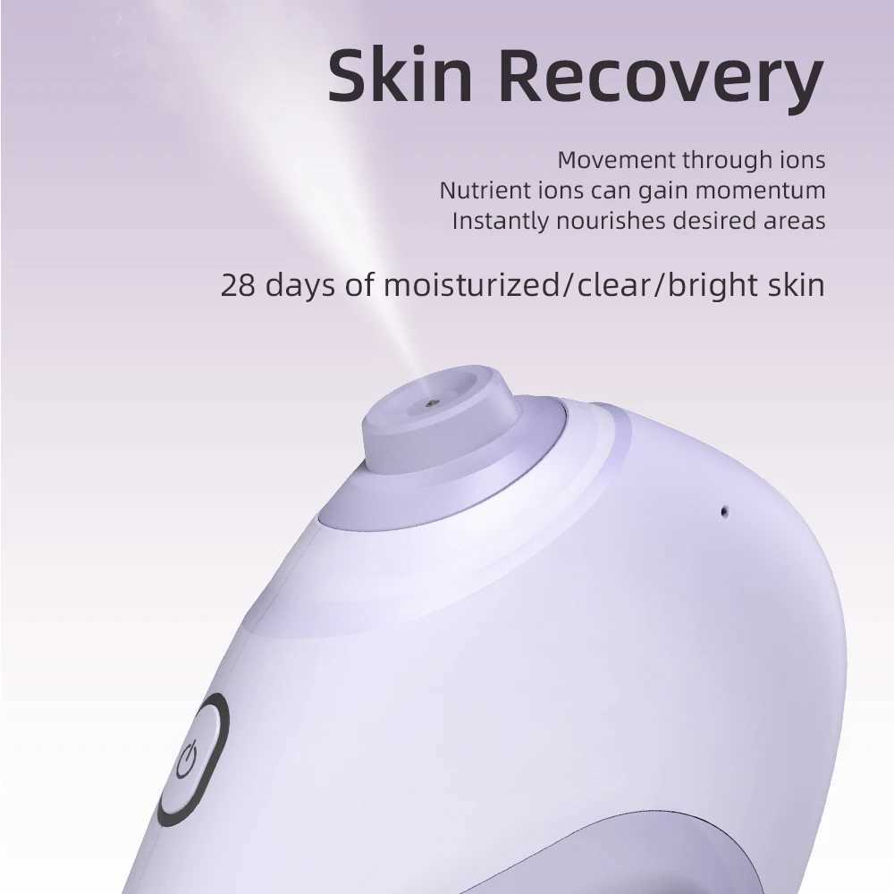 Nano Facial Sprayer Water Steamer Oxygen Injection Moisturizing Machine Handheld Spray Face Steamer Mist Skin Care Beauty XJ250607