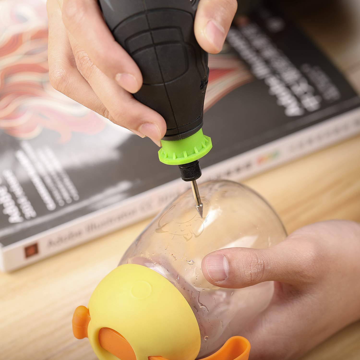 GALAX PRO Rotary Tool Kit, 135W Variable Speed Control 8000-35000 RPM Rotary Tool with 48PCS Accessories Kit for Craft Projects and DIY Projects