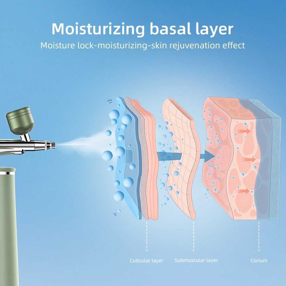 Beauty Skin Care Handheld Oxygen Injection Device Mini Oxygen Injector Face Care Dredge Deeply Hydrating Rejuvenating SkinXJ250607