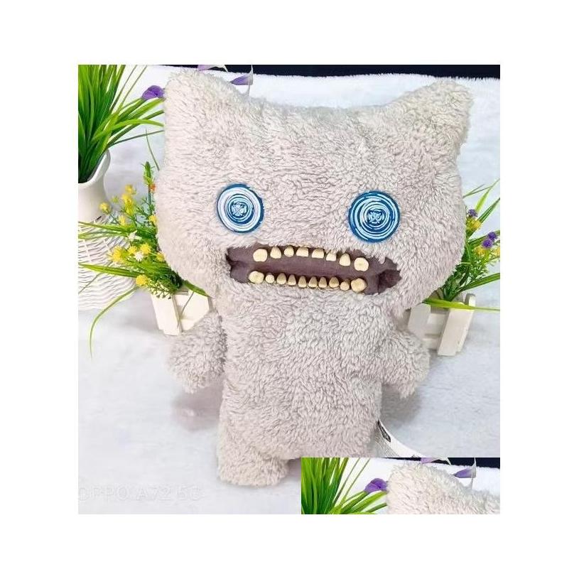 Clothing Accessories For Plush Stuff Fler Funny Ugly Monster Figure Stuffed Toys Toothed Bigtooth Ornament Christmas Gift Kids T Dhmxq
