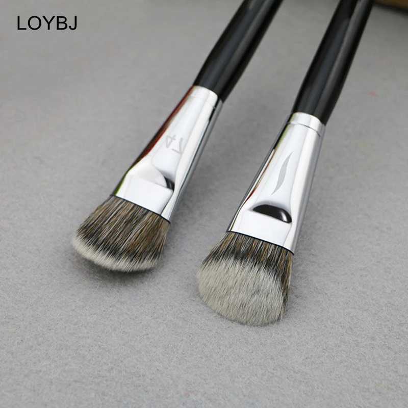 LOYBJ Professional Foundation Brush 47 Broom Head Liquid Foundation Shadow Concealer Brushes Women Face Base Makeup Beauty Tools W250605