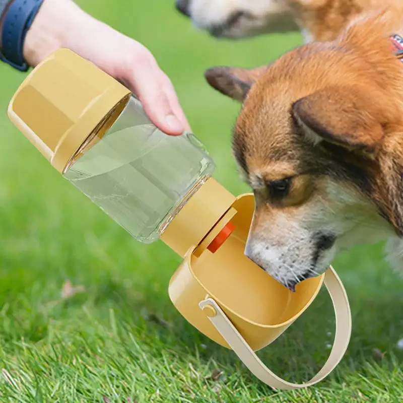 free shipp ing Travel B o t t l e Puppy Pet Dispenser Feeding Container L e akpr o of Water Bowl Lightweight Dog Stuff Acc e s sories 250604